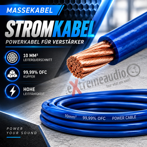 Massekabel stromkabel 0mm - massekabel,